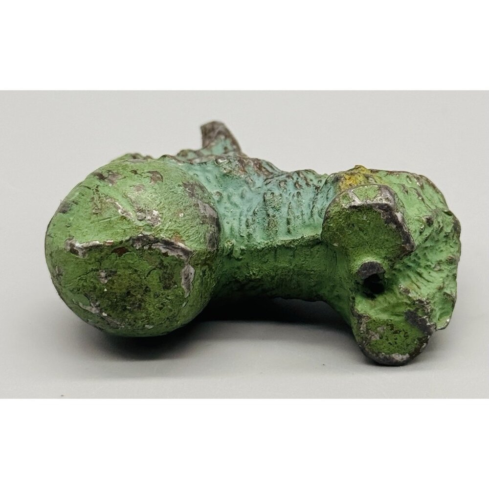 Vintage Fala Scottie‎ Dog Cast Metal Pencil Holder Scottish Terrier With Ball - Picture 6 of 7